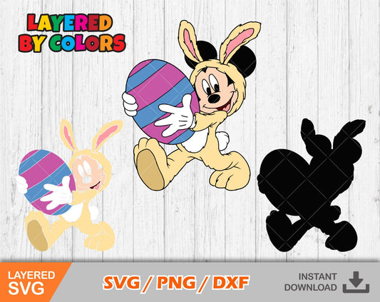 Mickey Easter clipart SVG Bundle