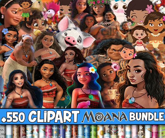 Moana disney SVG Bundle