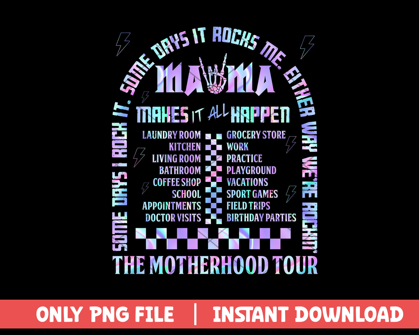 Retrp The Motherhood Tour Mama png