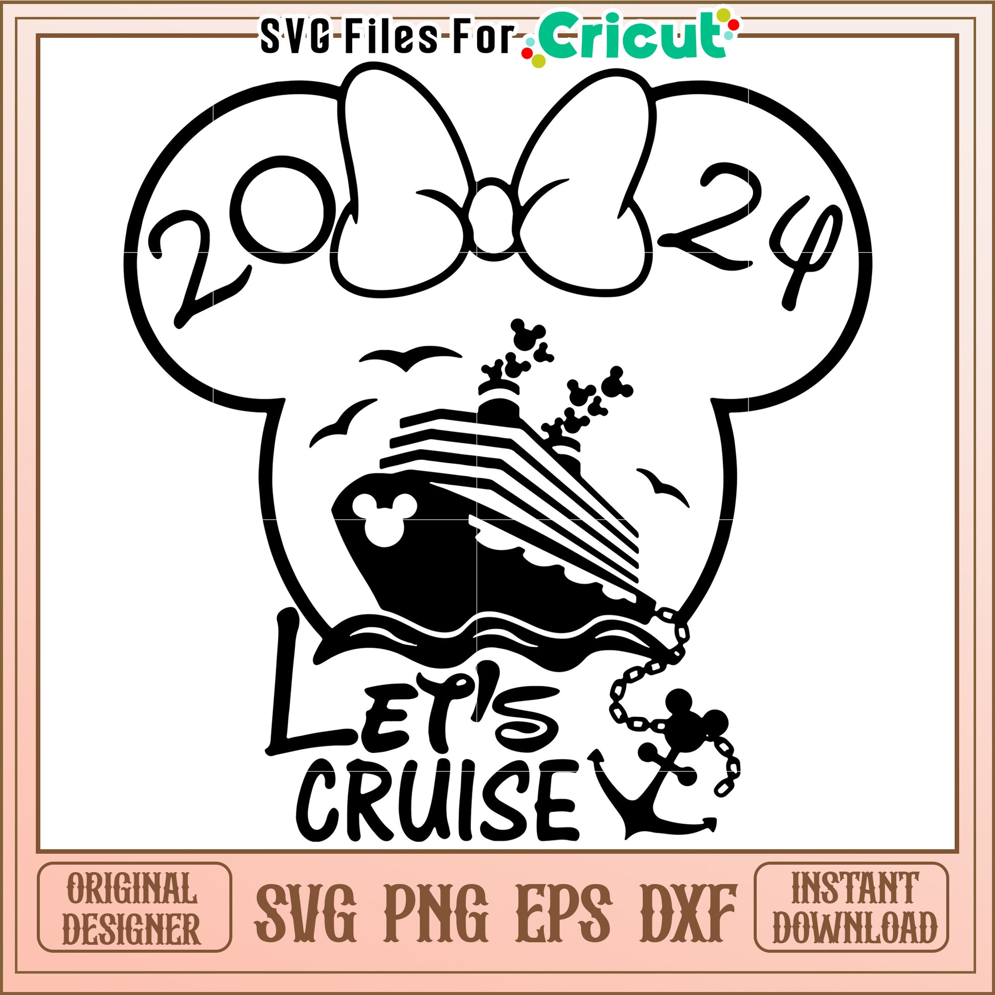 2024 Cruise SVG, PNG, EPS, DXF