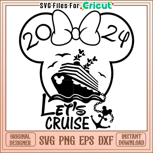 2024 Cruise SVG, PNG, EPS, DXF