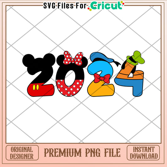 2024 Disney PNG Design Download