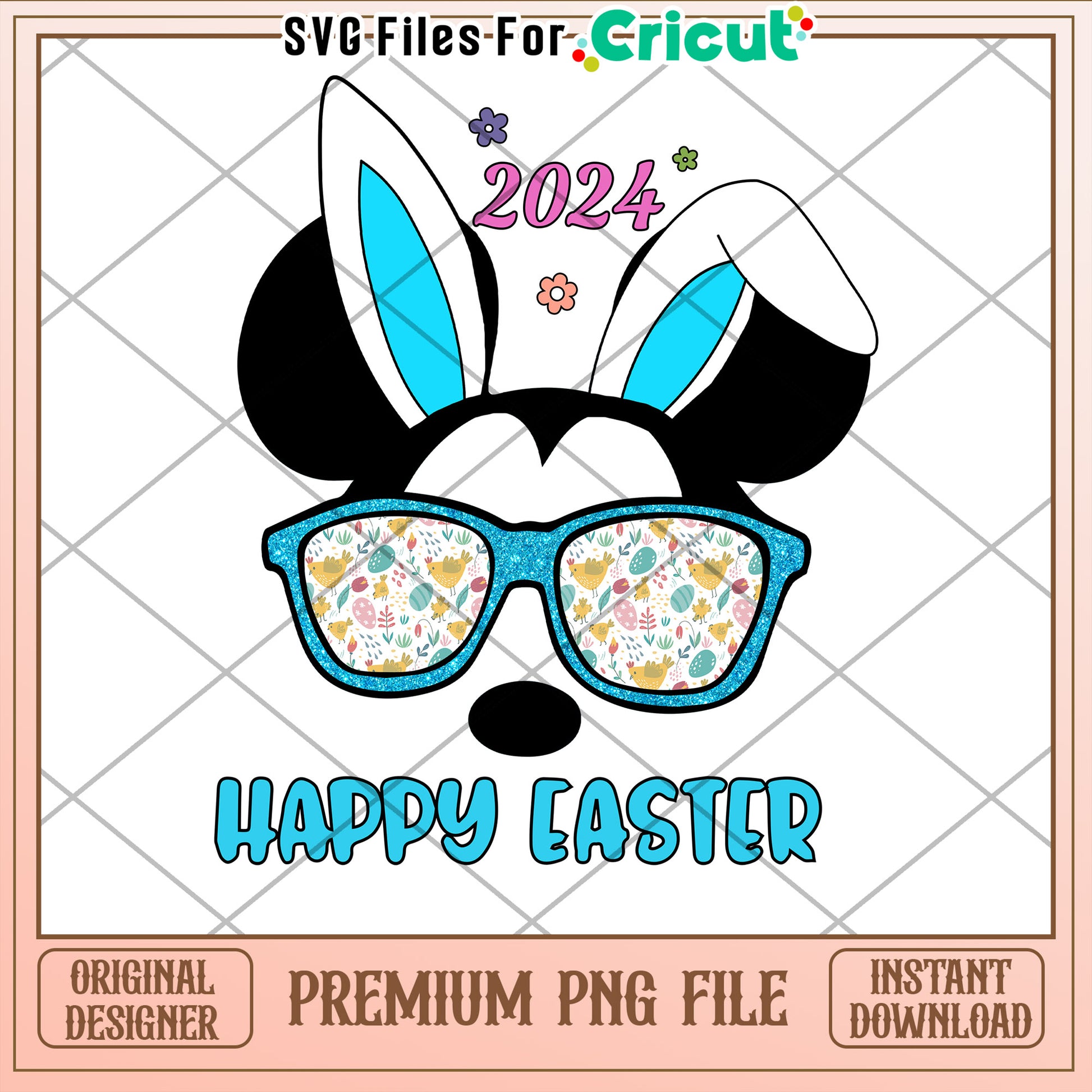 2024 Easter Mickey PNG Instant Download
