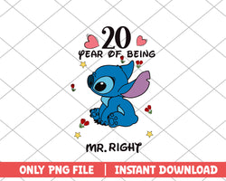 20 year of being mr.right disney png