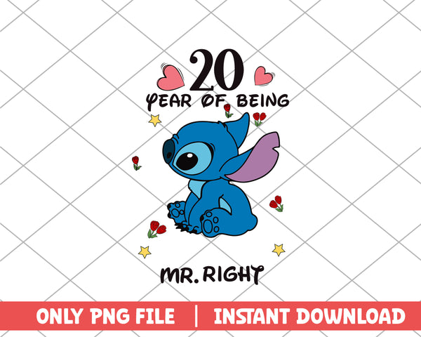 20 year of being mr.right disney png