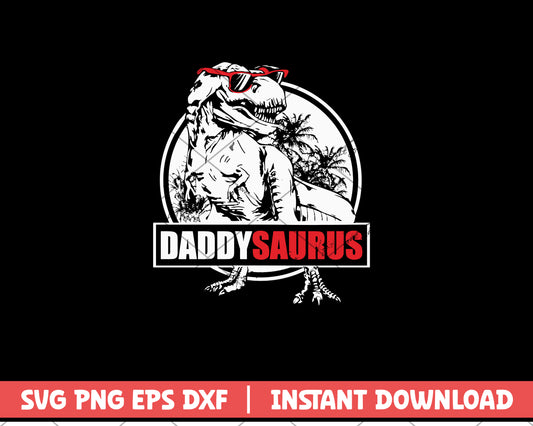 Daddy Saurus svg, Daddy Dinosaur svg