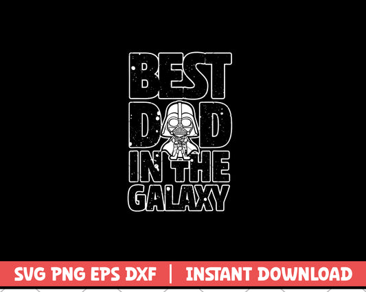 Best dad in The Galaxy svg