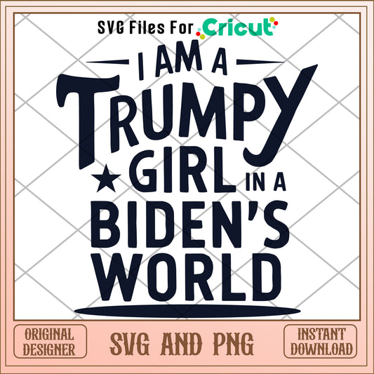 I am a trumpy girl SVG