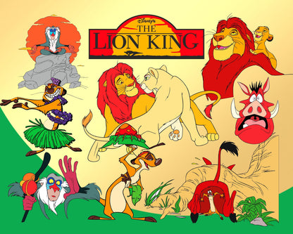 Lion King SVG, PNG Bundle