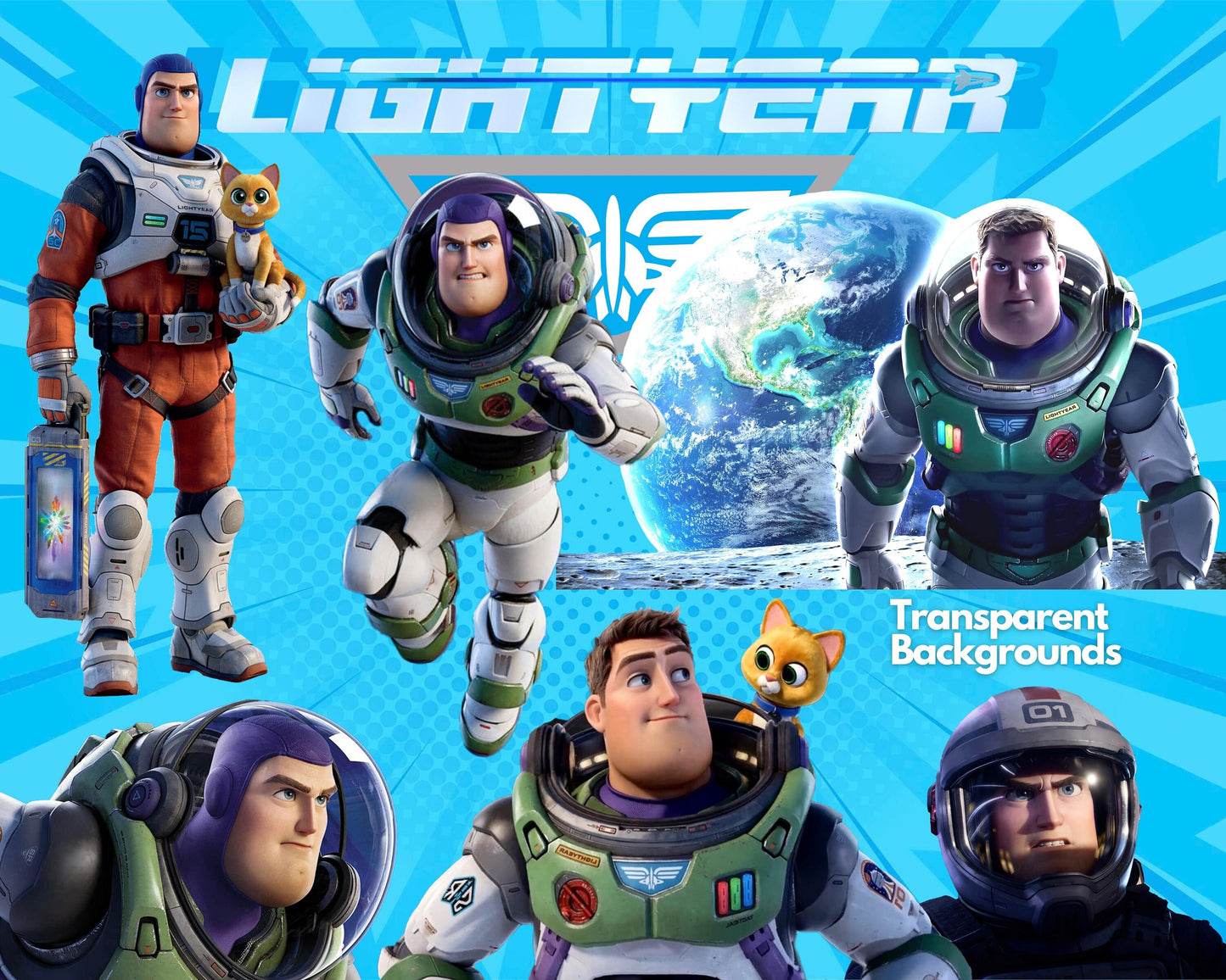 Lightyear Clipart SVG, PNG bundle