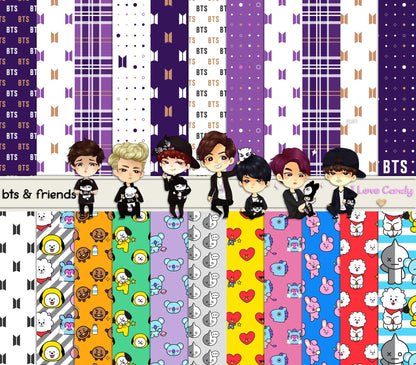 Quality BTS music Kpop PNG Bundle
