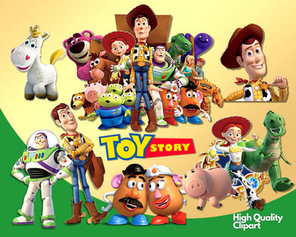 Toy story Clipart PNG bundle