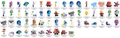 Inside out 2 clipart PNG bundle