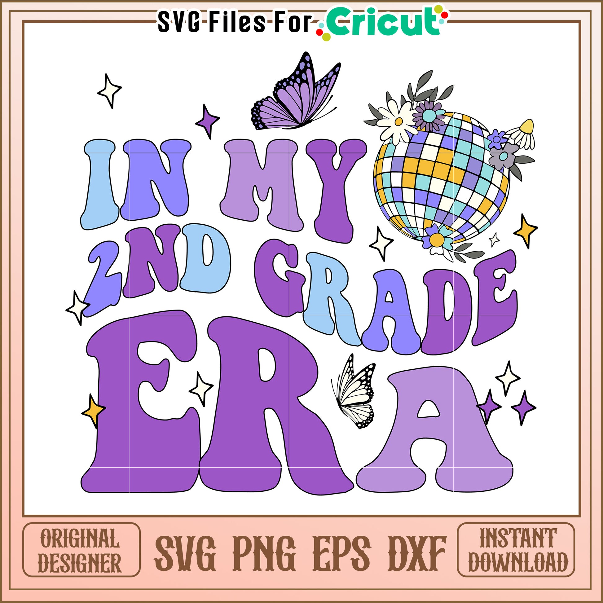 2nd Grade SVG Design Disco Era
