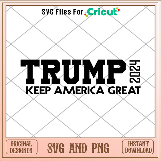 Trump keep america great SVG