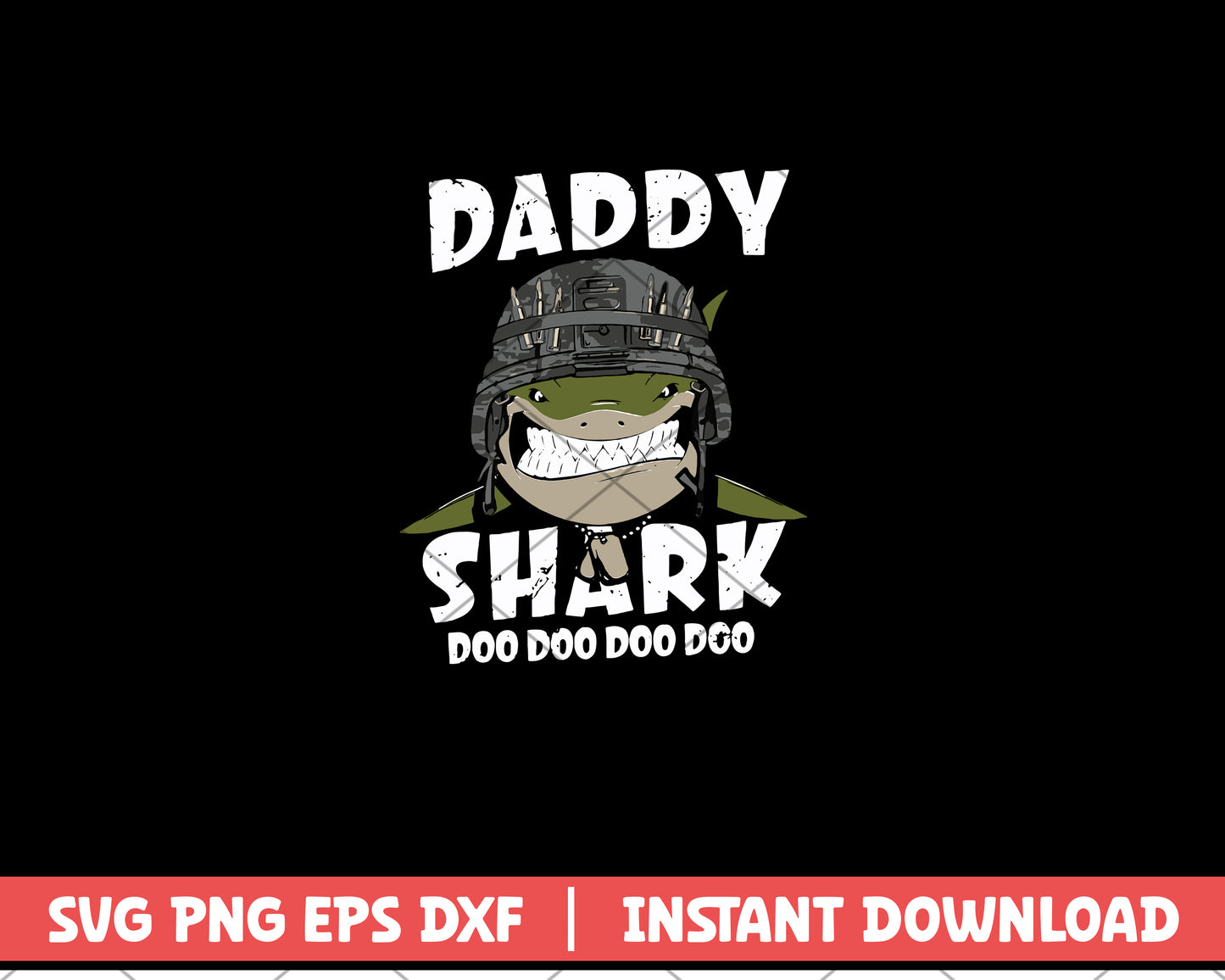 Daddy Shark Doo Doo Doo svg