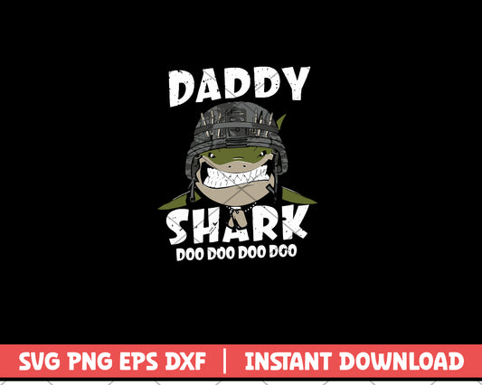 Daddy Shark Doo Doo Doo svg