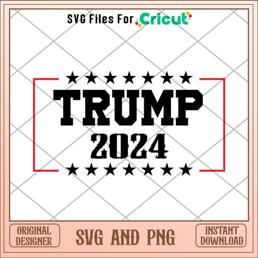 Trump 2024 america president SVG