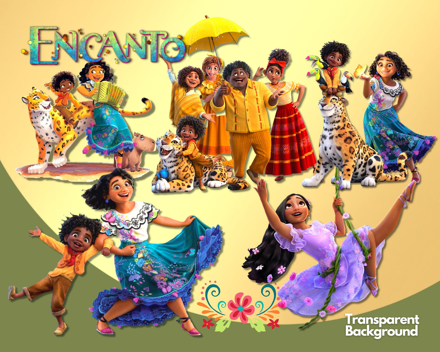 Encanto Clipart PNG bundle