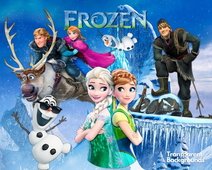 Frozen Clipart SVG, PNG bundle