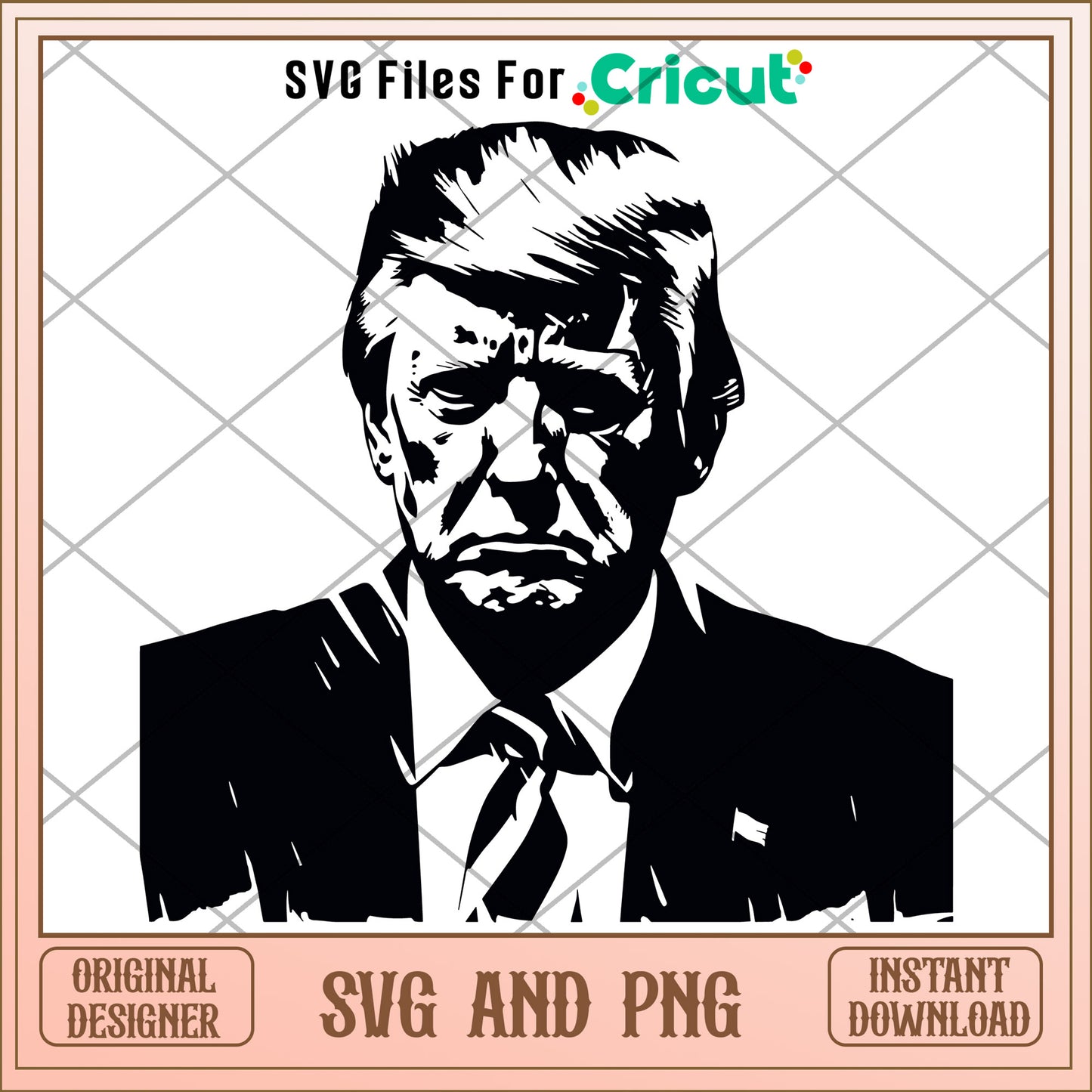 Donald Trump president SVG