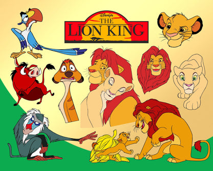 Lion King SVG, PNG Bundle