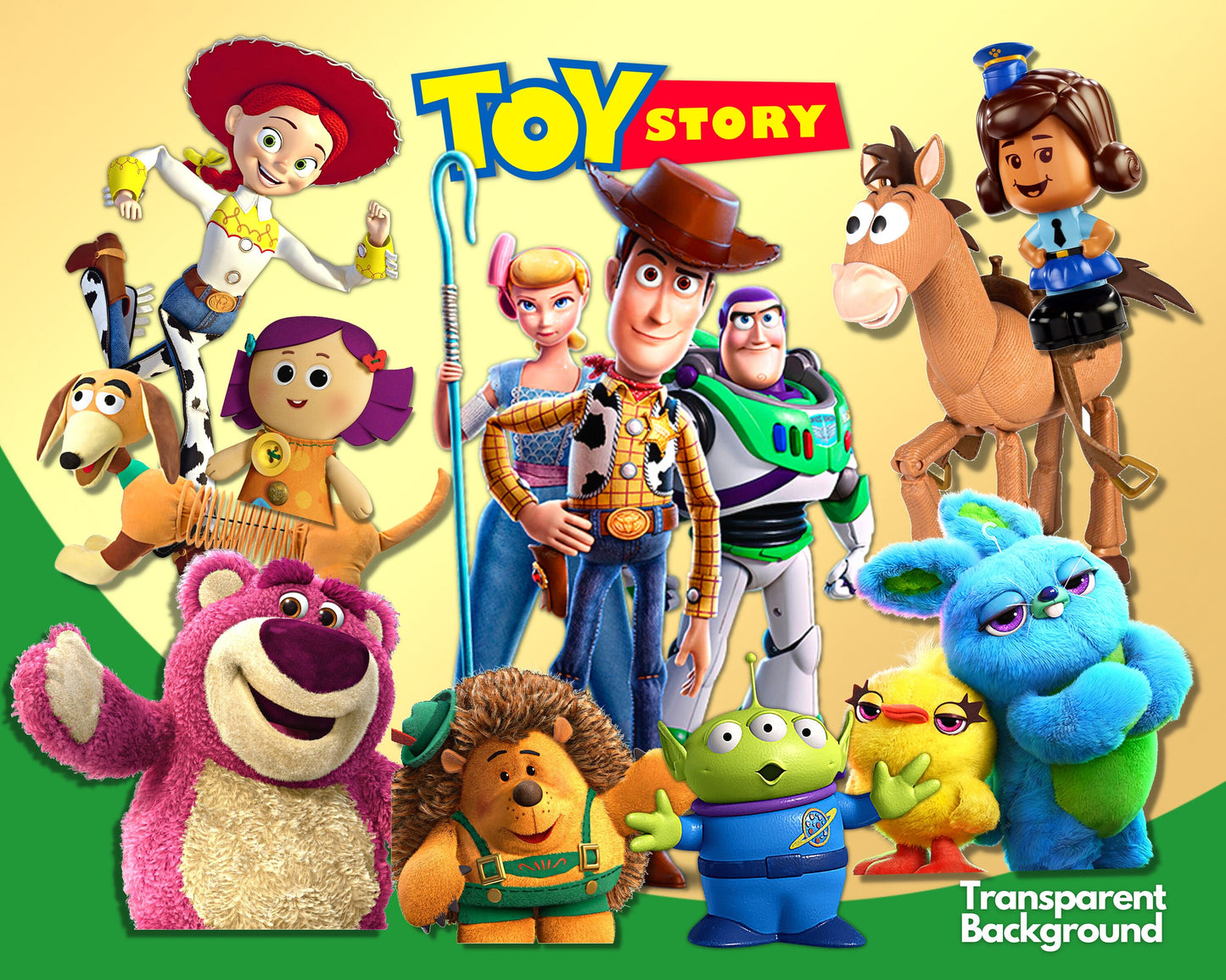 Toy story Clipart PNG bundle