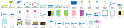 Monsters Inc clipart PNG bundle