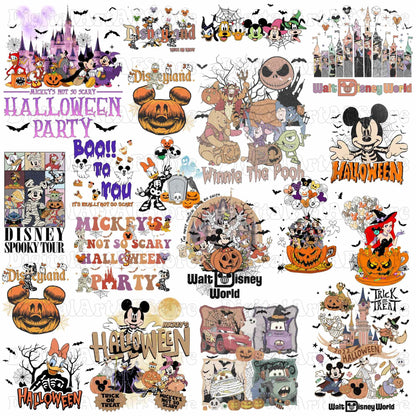 Disney Mickey halloween PNG bundle