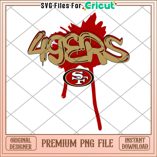 49ers SVG File for Cricut, Premium PNG Instant Download Design