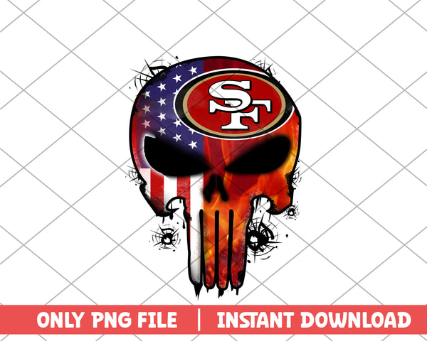49ers punisher png, San Francisco 49ers png