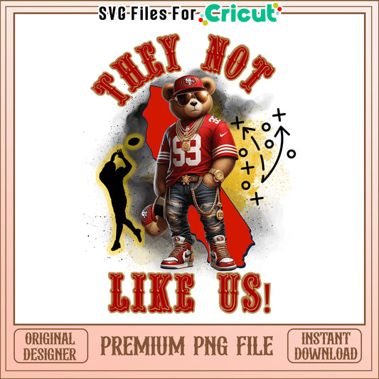 49ers they not like us png, San Francisco 49ers png, NFL png