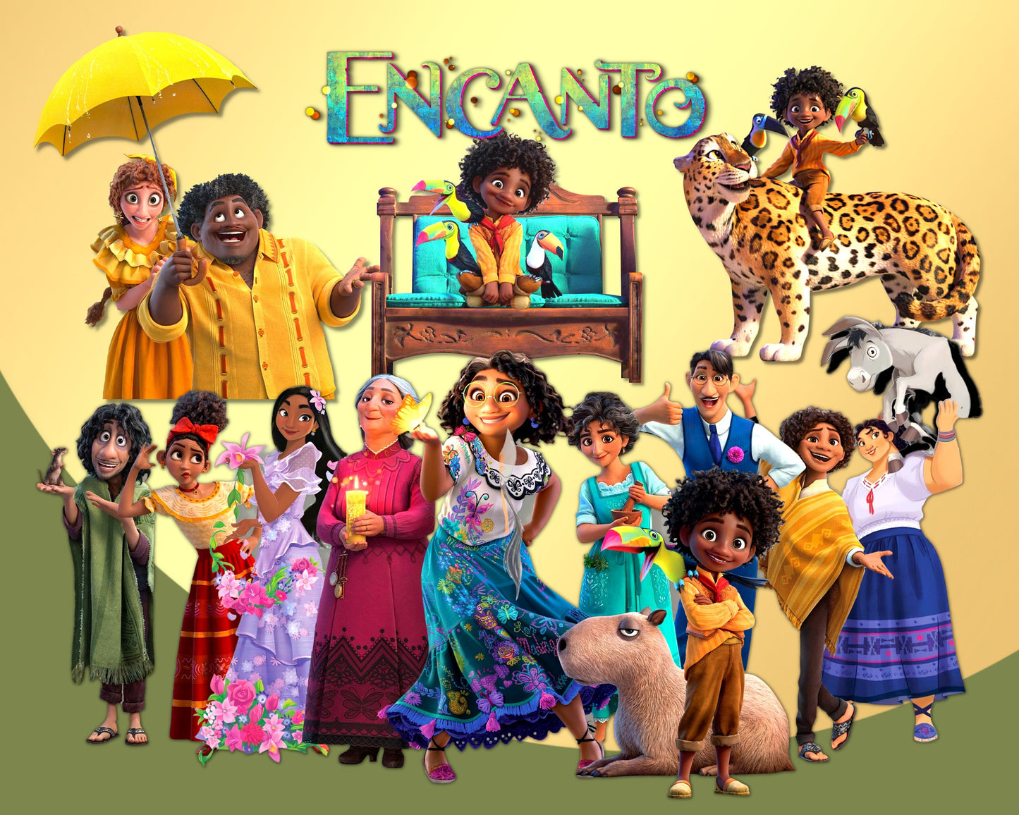 Encanto Clipart PNG bundle