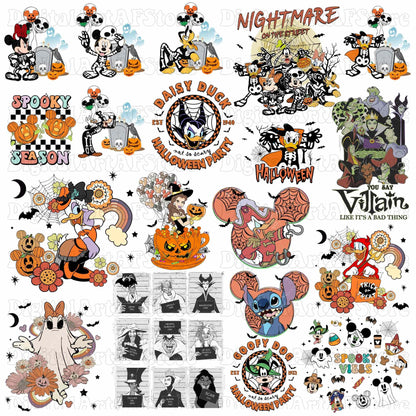 Disney Mickey halloween PNG bundle