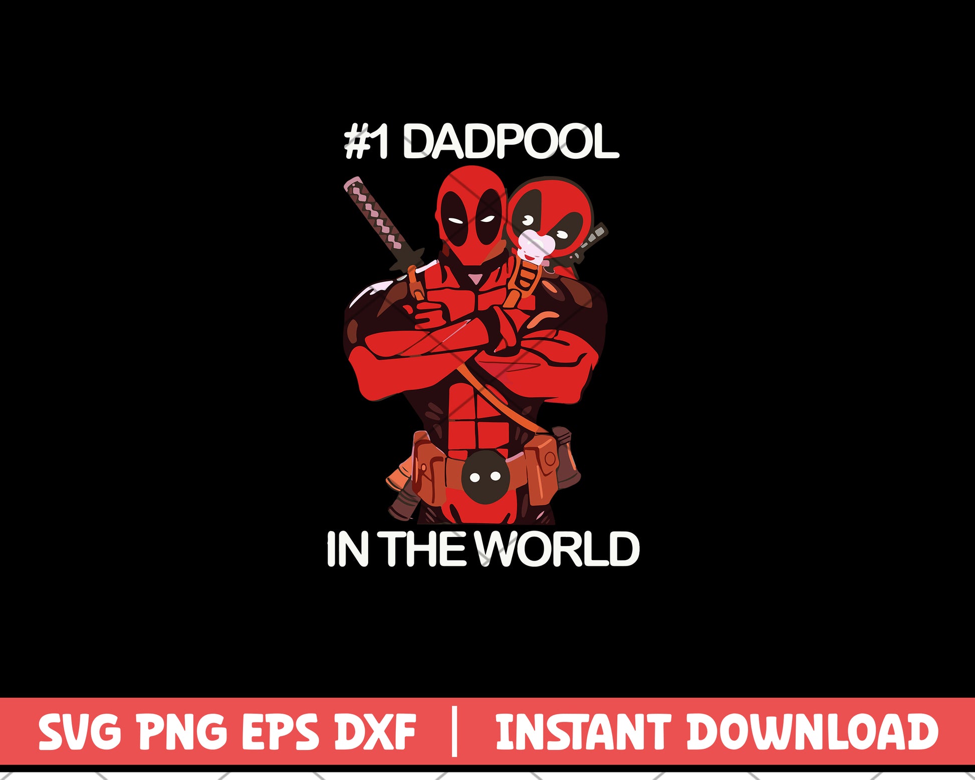 Dadpool Number 1 In The World svg