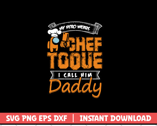 my hero wears chef rooue svg