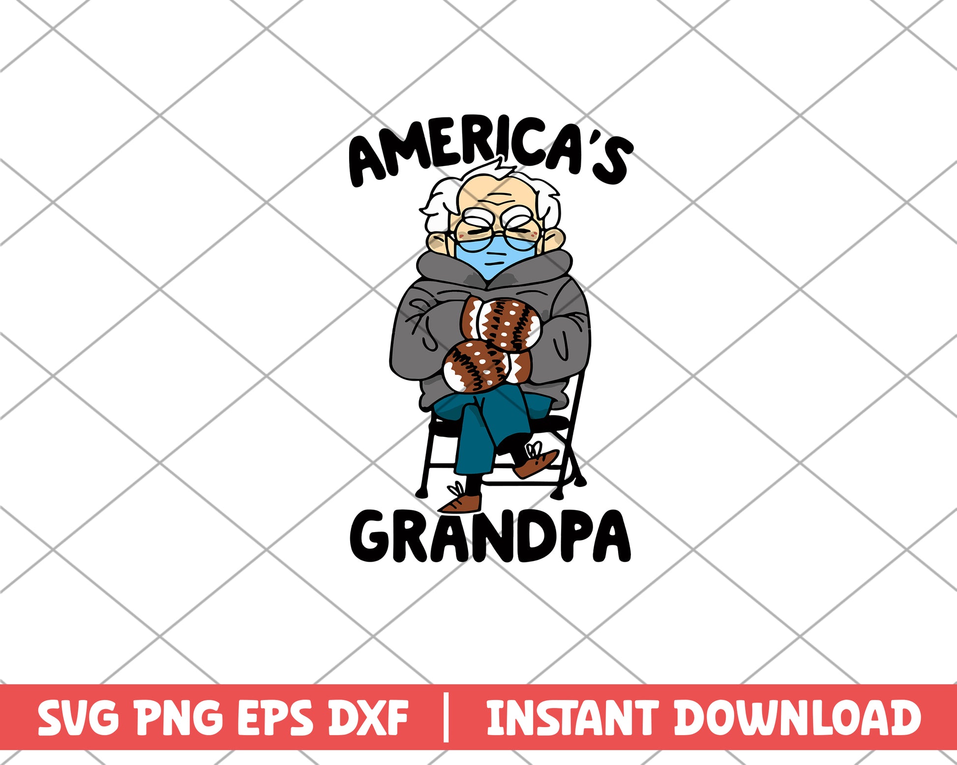 America's Grandpa Svg, Grandpa svg