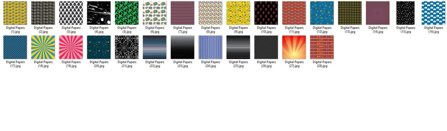 Super Villains PNG Clipart bundle