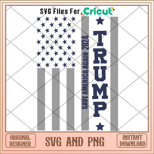 Trump 2024 save america SVG