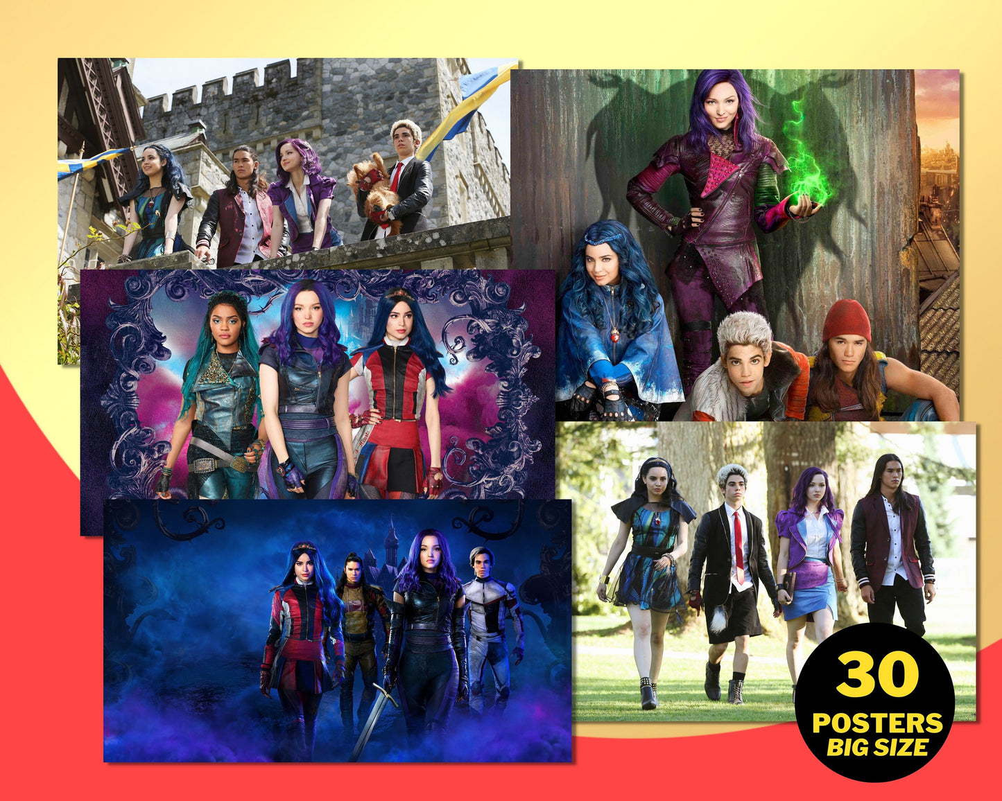 Descendants PNG Clipart bundle