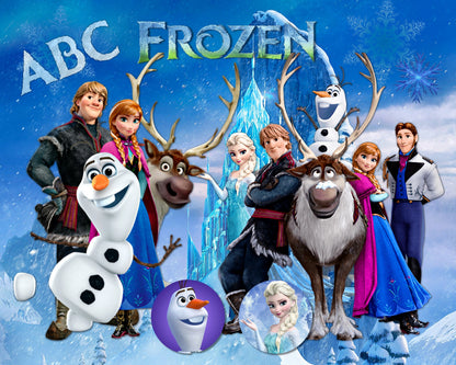 Frozen Clipart SVG, PNG bundle