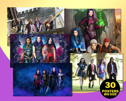 Descendants Clipart PNG bundle