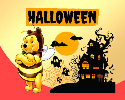 Winnie Halloween PNG Bundle