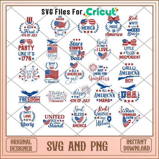 My first 4th of july svg bundle, USA day svg - Svgfileforcricut 