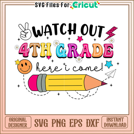 4th Grade SVG Design Here I Come!