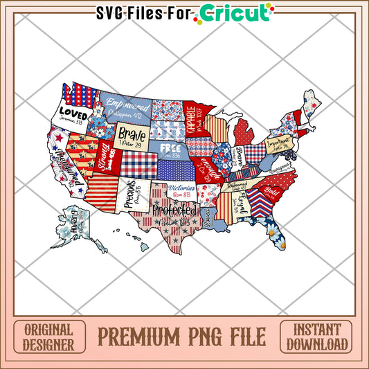 4th of july usa flag png, freedom day png, usa flag png