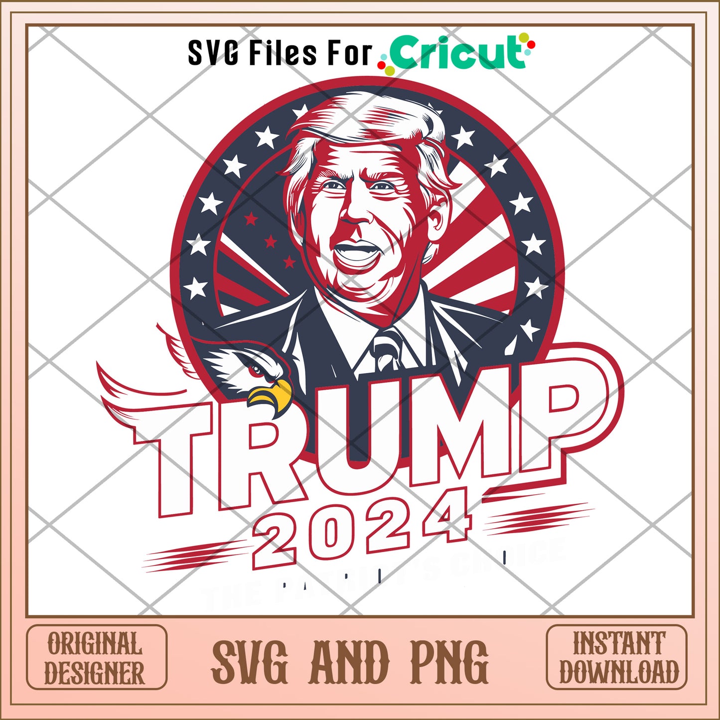 Trump 2024 SVG instant download