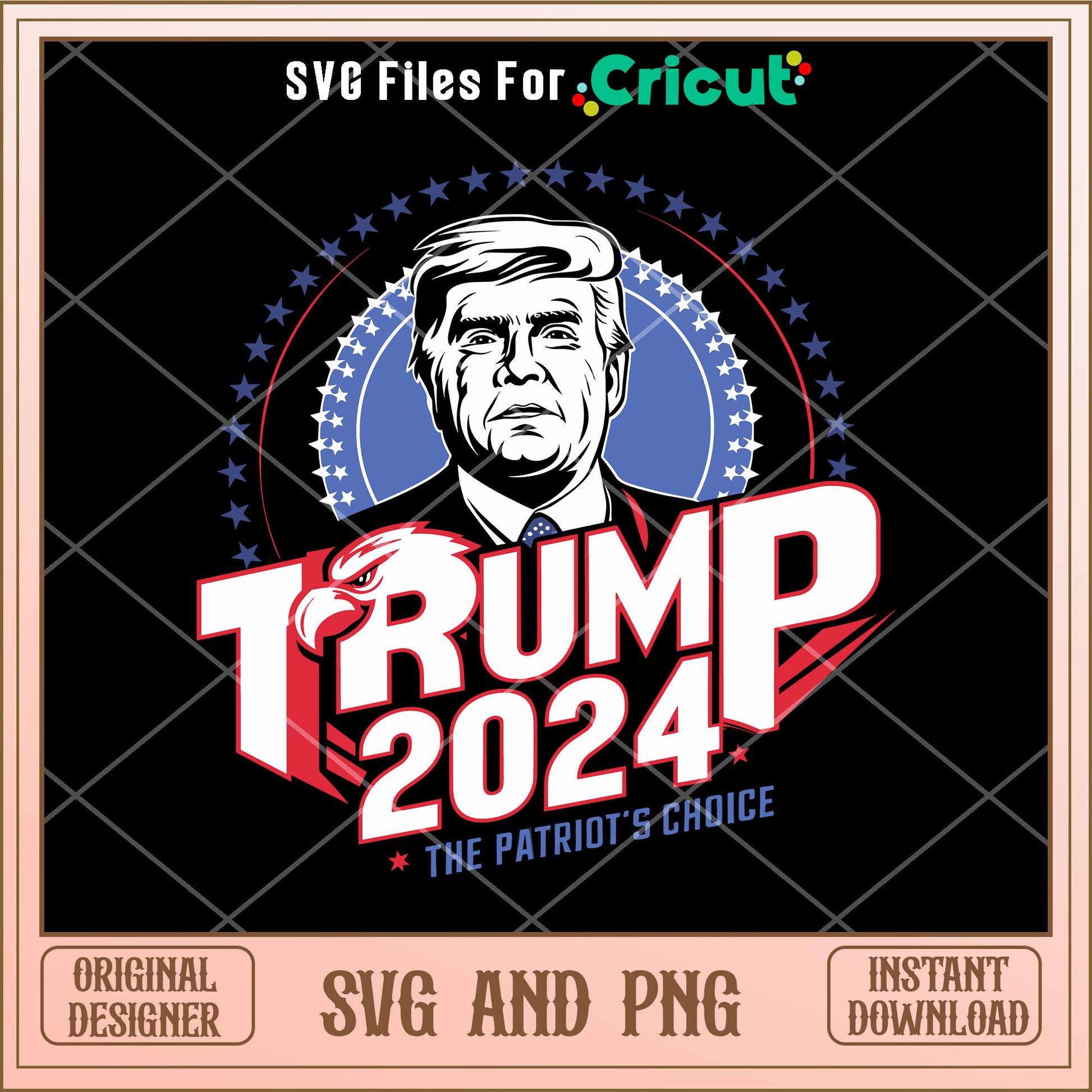 Trump the patriots choice SVG