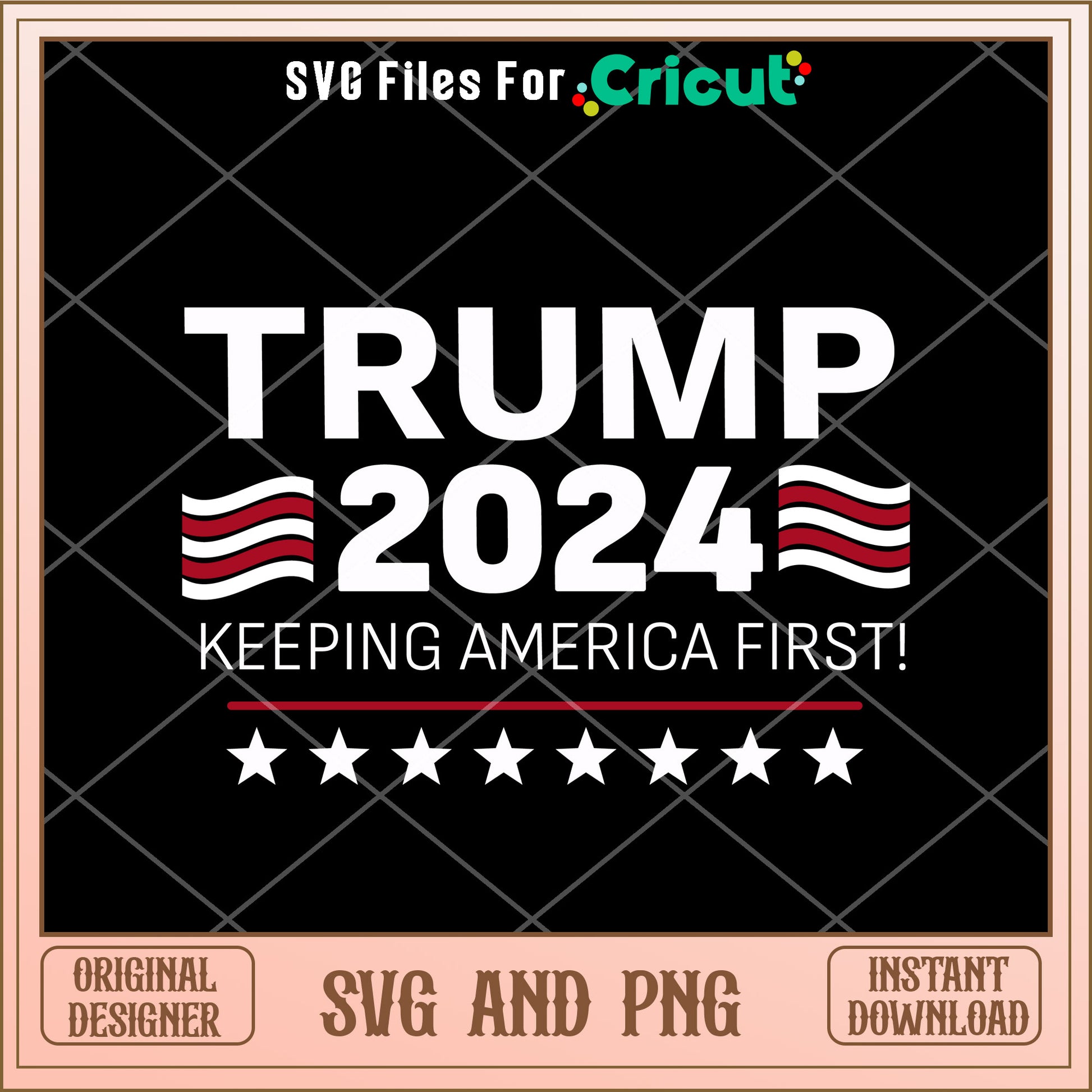 Keeping america first SVG instant download