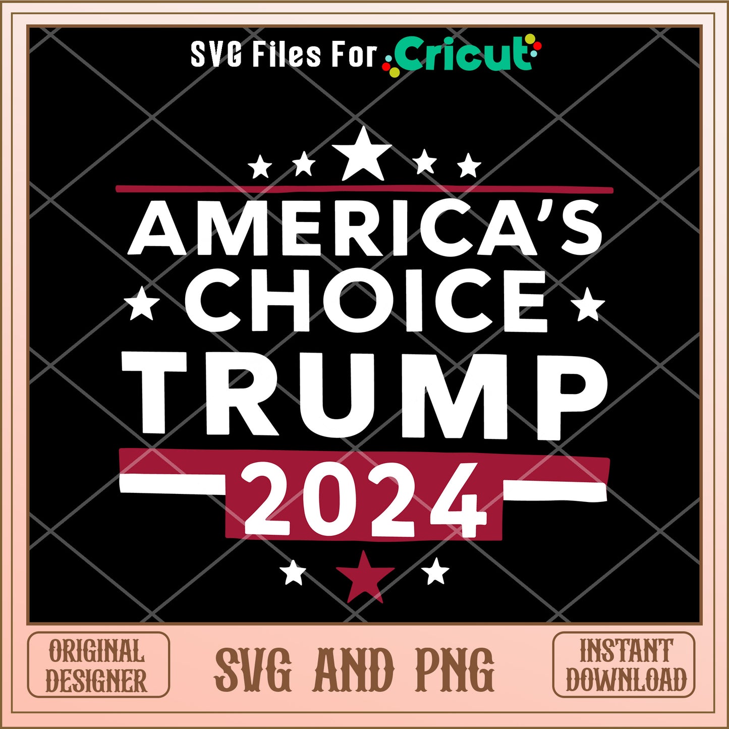 America choice trump 2024 SVG